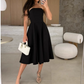 💖Limited Sale 50% OFF💖Elegant Solid Color Strapless Midi Dress