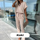 Women's Trendy V-Neck Short Sleeve Jumpsuit with Tie Waist