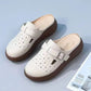 Women's Breathable Closed Toe Slip-On Sandals