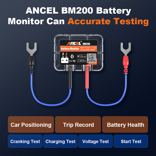 Portable 12V Bluetooth Battery Health Monitor