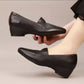 Women's Comfortable Low Heel Synthetic Leather Shoes