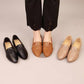 Women's Comfortable Low Heel Synthetic Leather Shoes