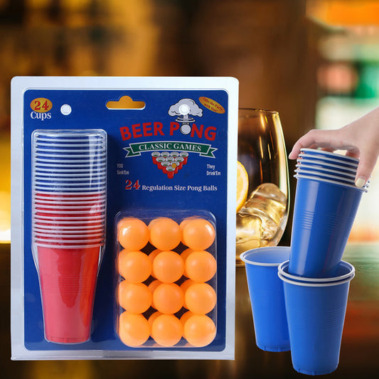 Beer Pong Game Set 24 PCS
