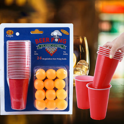 Beer Pong Game Set 24 PCS