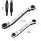 AC Wrench 2-Piece Kit with Hex Bits