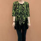 Women's Round Neck Printed Loose Top