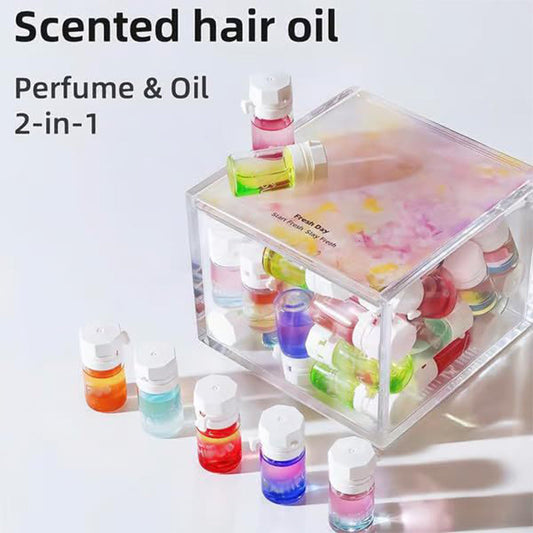 2-in-1 Scented Perfume & Hair Oil Capsules
