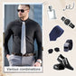 Men's Silky Wrinkle Resistant Solid Color Stretch Shirt