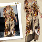 Elegant Two-Piece Lounge Set – Oversized Top & Wide-Leg Trousers
