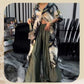 Elegant Two-Piece Lounge Set – Oversized Top & Wide-Leg Trousers
