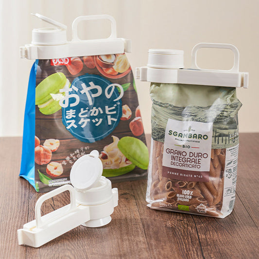 Food Bag Sealing Clip with Pour Spout