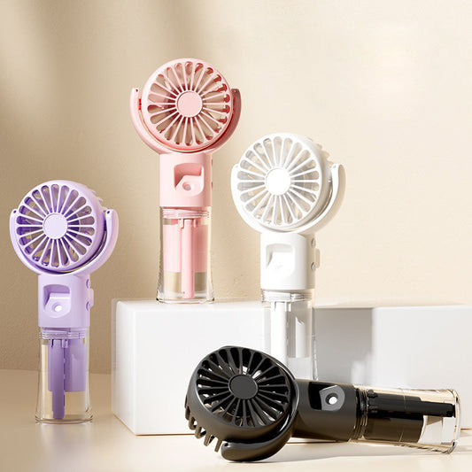 Portable Rechargeable Handheld Misting Fan
