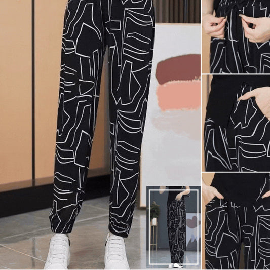 Women's Line Black Jogging Pants