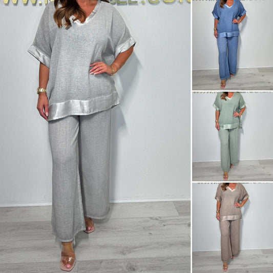 💗Limited Time Half Price Offer💗Casual V-Neck 2-Piece Set