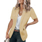 Women's Stylish Casual Short Sleeve Blazer