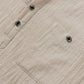 Men's Casual Linen Short Sleeve Stand Collar T-Shirt