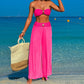 Women's 3-Piece Swimwear Set - Top, Bottom & Beach Pants