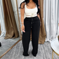 Women's Sleeveless Tank Top & Drawstring Pants 2-Piece Set