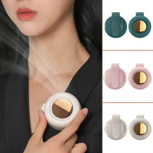 🎁Summer Big Sale-50% OFF⏳Small Whirlwind Clip Waist Neck Fan💦