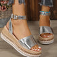Glossy Thick Bottom Fish Mouth Sandals