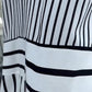 Women's Loose Striped Button Down Long Dress