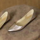 Shiny Comfortable Pointed Toe Flat Shoes