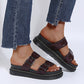 Women's Buckle Strap Casual Soft Platform Sandals