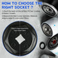 10PCS Oil Filter Wrench Socket Kit