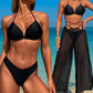 Ladies Sexy Beach Bikini Swimsuit 3 Piece Set