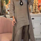 Women's Irregular Top & Pants 2-Piece Set
