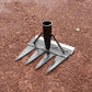 Heavy-Duty Steel Garden Weeding Rake