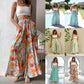 Casual Printed Wide Leg Pants