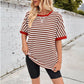 Women's Relaxed Fit Striped Tee