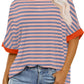Women's Relaxed Fit Striped Tee