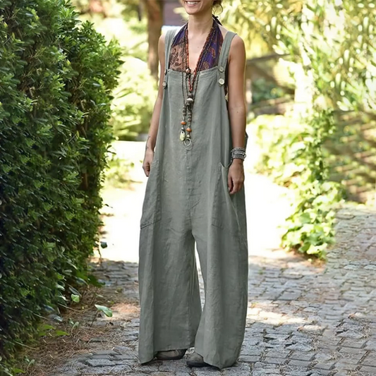 Women's Casual Loose Wide Leg Overalls