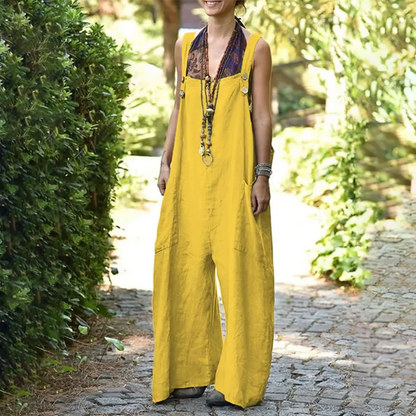 Women's Casual Loose Wide Leg Overalls
