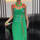 Women's Casual Printed Sleeveless Dress