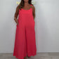 Women’s Casual Loose Fit Wide-Leg Jumpsuit