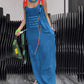 Women's Casual Printed Sleeveless Dress