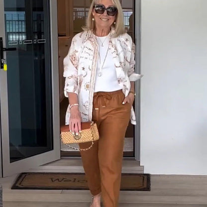Women’s Long Sleeve Oversized Button Down Shirt