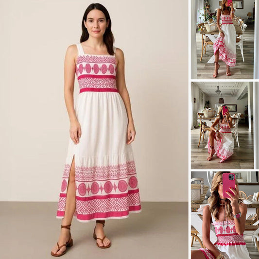 Women's Fashion Boho Print Maxi Dresses