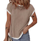 Women's Casual Short Sleeve Crewneck T Shirts