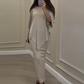 Women's Casual Loose Fit Top & Skirt Two-Piece Set