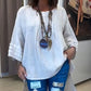 Women's Solid Color Loose-Fit Top
