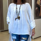 Women's Solid Color Loose-Fit Top