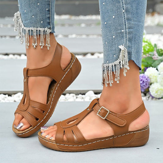 Women's Trendy Comfortable PU Leather Sandals