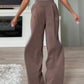 Women's Casual Straight-Leg Pants with Pockets