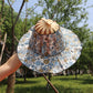 Bamboo Foldable Hand Fan Sun Hat 🔥Buy 2 Free Shipping