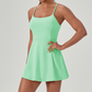 Spaghetti Sports Mini Dress