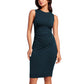 Sleeveless Stretchy Slim Pleated Tank Dress